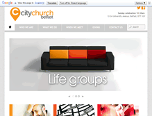 Tablet Screenshot of citychurchbelfast.org